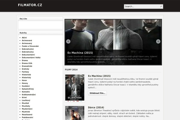 filmator.cz site used Arras2