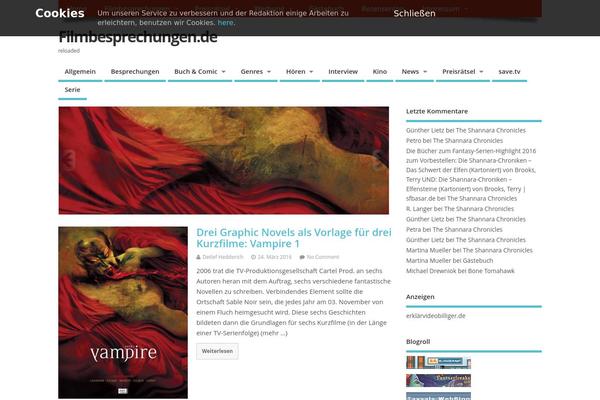 Andreas09 theme site design template sample