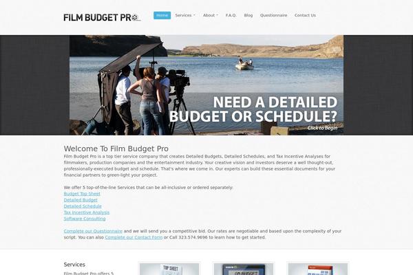 Whitelight theme site design template sample