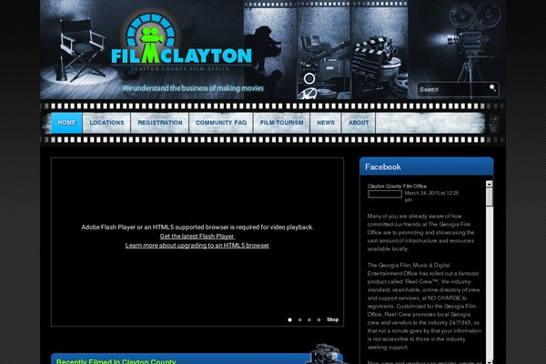 Video theme site design template sample