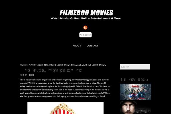 Flat theme site design template sample