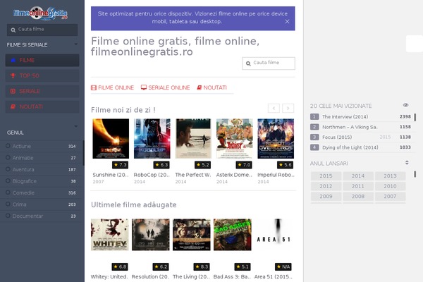 filmeonlinegratis.ro site used Promos-blog