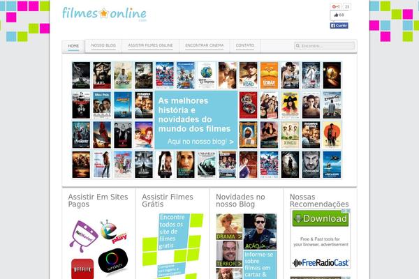 Balance theme site design template sample