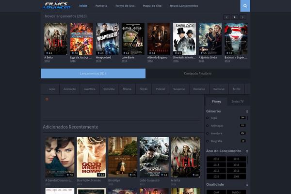 Adv theme site design template sample