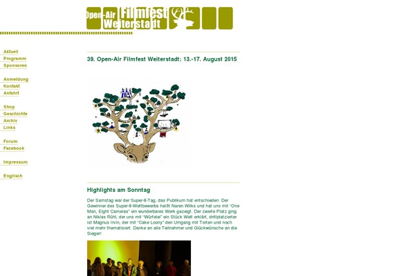 filmfest theme websites examples