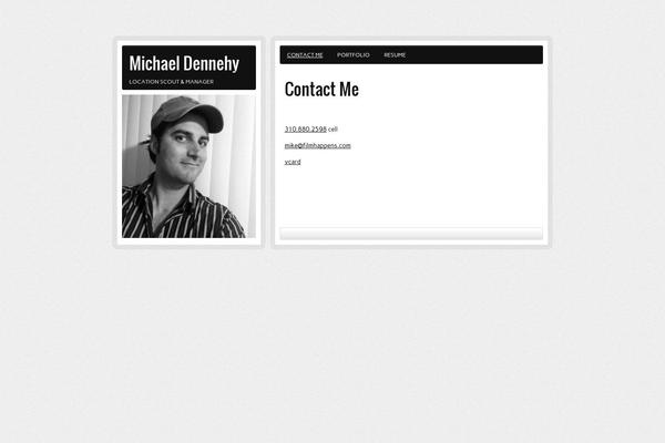 zeeBizzCard theme site design template sample