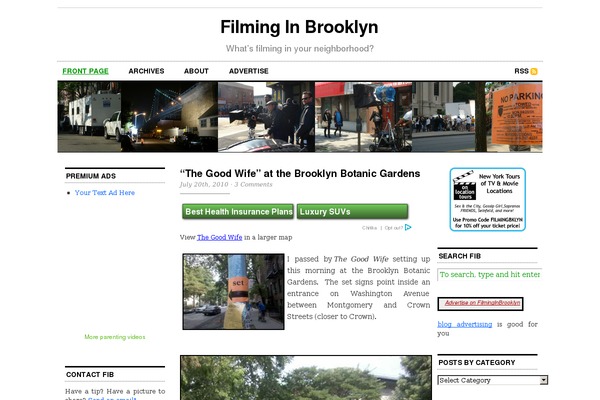 Cutline 3 Column Split theme site design template sample