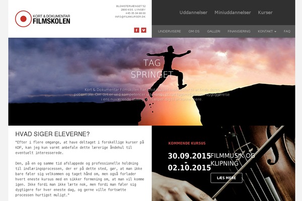 filmkurser.dk site used Kdf