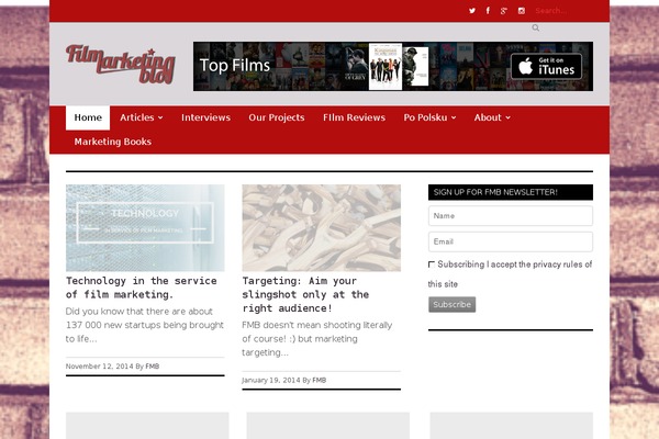 Rigel theme site design template sample