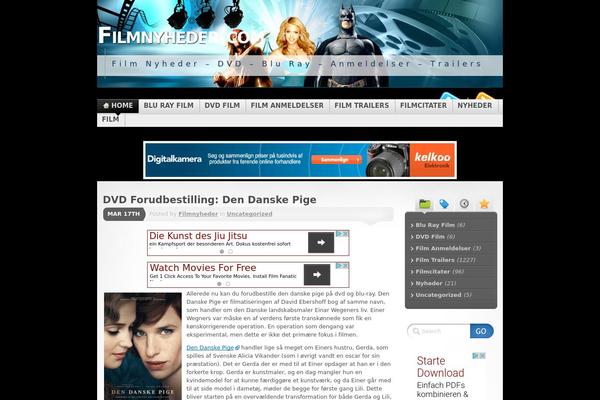 Mystique theme site design template sample