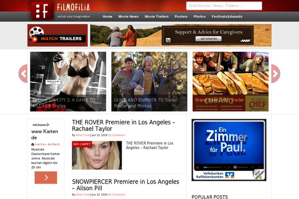 Click-mag theme site design template sample