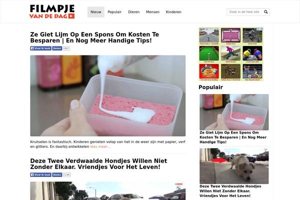 Site using Snax plugin
