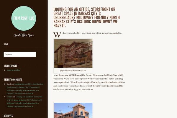 Stitch theme site design template sample