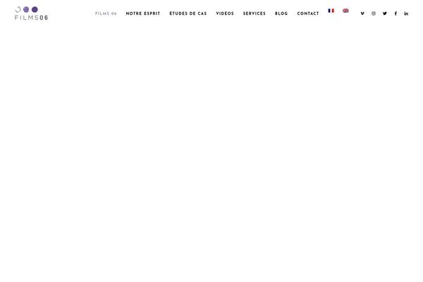 Cinerama theme site design template sample