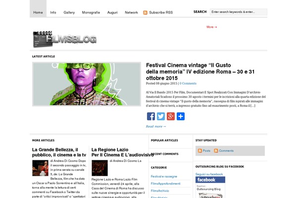 Bloggingstream theme site design template sample