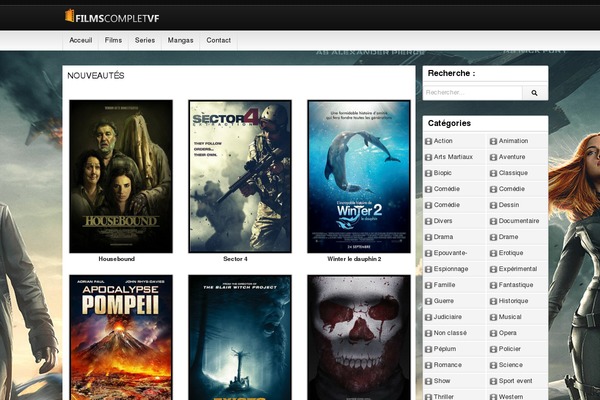 deTube theme site design template sample