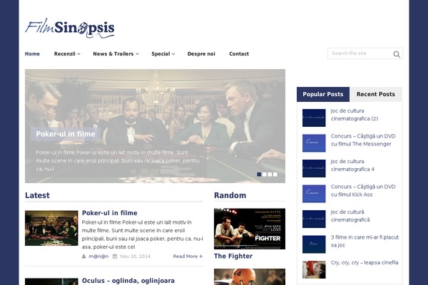 Frontpage theme site design template sample