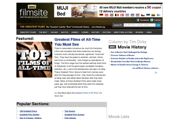 Amc theme websites examples