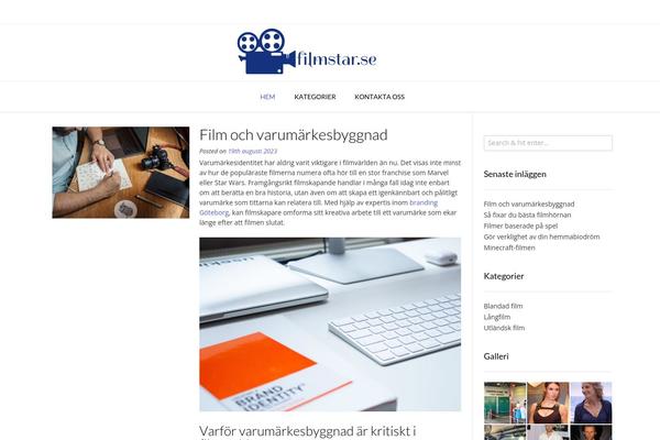 Vogue theme site design template sample