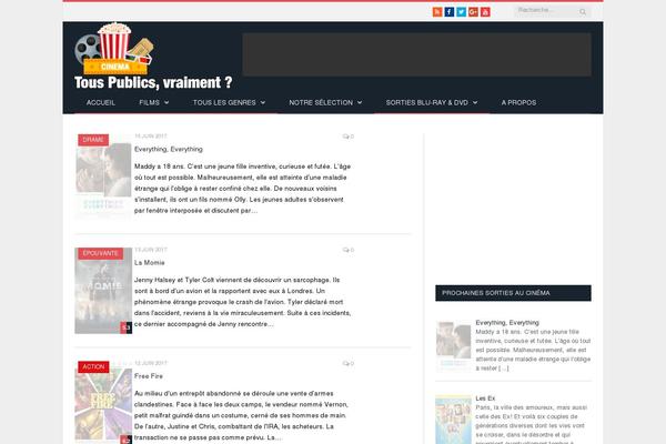 Zeen-child theme site design template sample