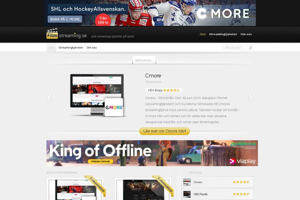 InReview theme site design template sample
