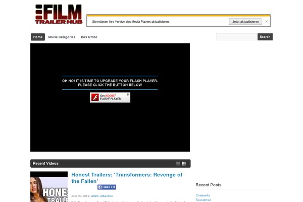 Videozoom theme site design template sample