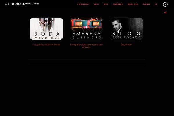 filmworks.es site used Darkroom