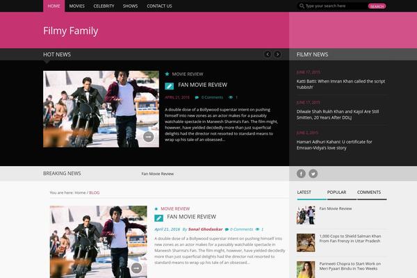 Forceful Lite theme site design template sample
