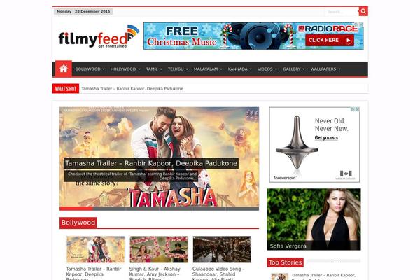 Sahifa theme site design template sample