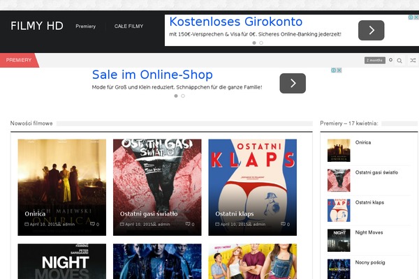 SevenMag theme site design template sample