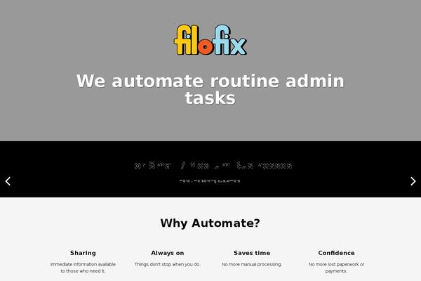 The One Pager theme site design template sample
