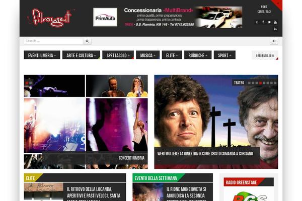 Powermag theme site design template sample