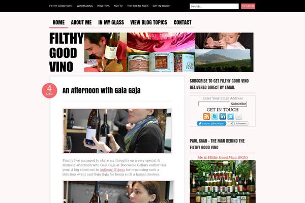 Bueno theme site design template sample