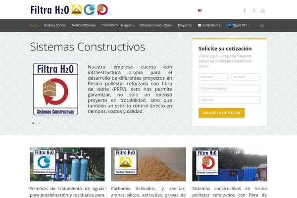 filtrah2oltda.com site used Converio