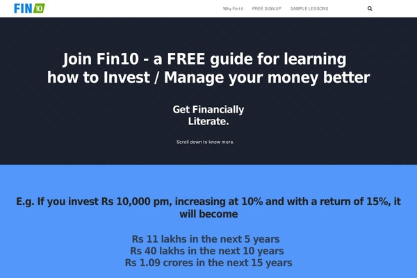 fin10.com site used DMS
