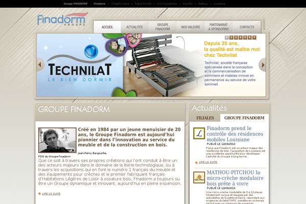 finadorm.com site used Septime