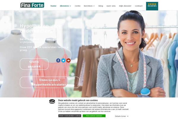 Divi theme site design template sample