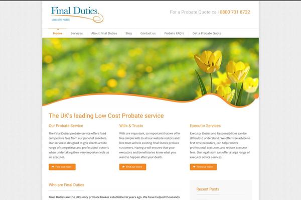 finalduties.co.uk site used Stein
