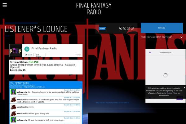 finalfantasyradio.co site used Required