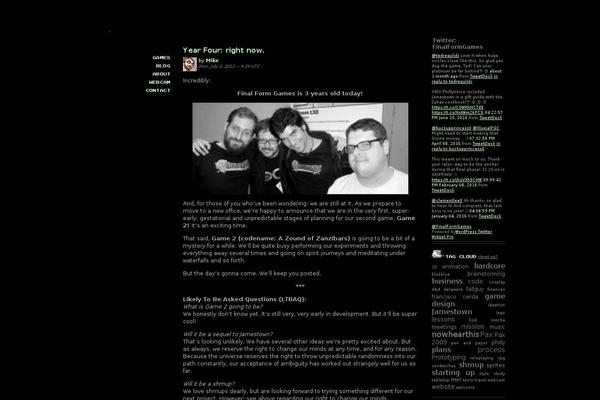 Site using WP-Syntax plugin