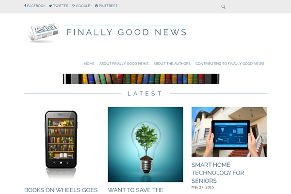 Simply Read theme site design template sample