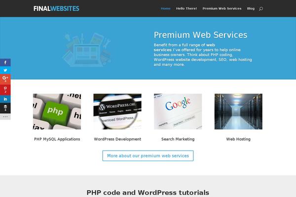 Childtheme theme site design template sample