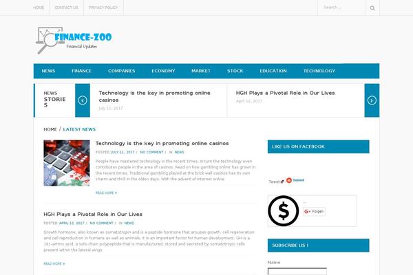 finance-zoo.com site used Xmax