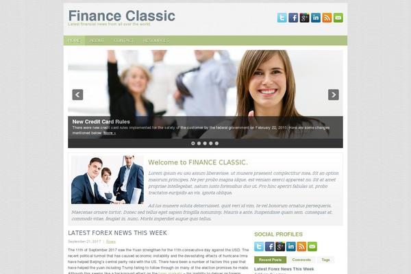 Openbiz theme site design template sample