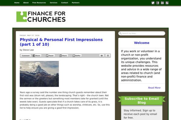 Get Noticed theme site design template sample