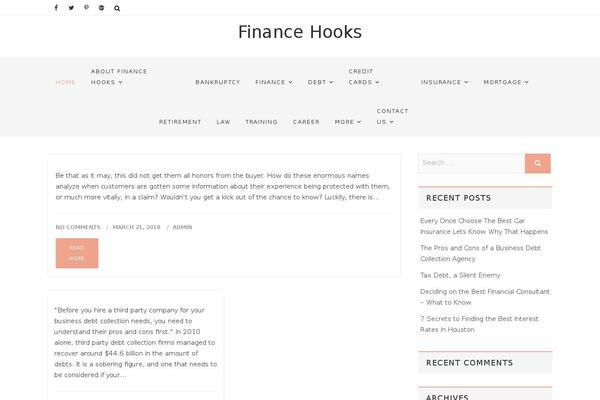 The WP theme site design template sample