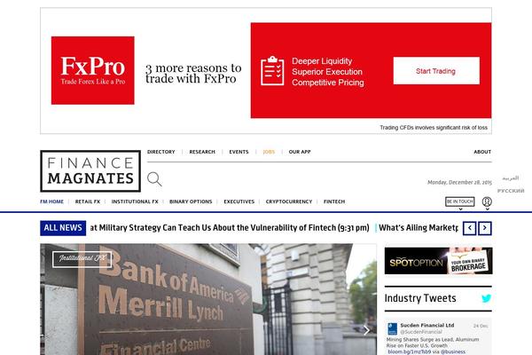 Multinews website example screenshot