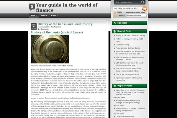 financeologist.com site used Ubd Moneymaker Theme