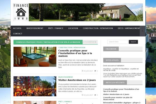 NovoMag theme site design template sample