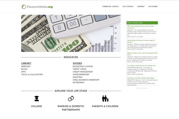Site using Easy Table plugin